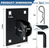 folosem Hardware,4 Pack Heavy Duty Dock Floating Dock Galvanized Link Kit T Connectors, Floating Dock Hinge,Metal