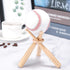 Honoson Baseball Stand Holders, Balls Display Bat Wooden Stand Holder for Baseball Sports Lover