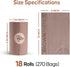 BROWN AVENUE 18 Packs, 270 Dog Poop Bags, Roll Units, Biodegradable, Eco-Friendly