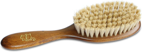 Mars Coat King Bristle Cat Hair Brush Deshedding Tool, Wooden Handle, ¾" Bristles, 2" Wide Head
