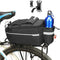 ZIMFANQI 10L Bike Rear Rack Bag, Insulated Trunk Cooler Bag, Reflective Cargo Bag with Phone Holder