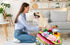 Snuffle Mat for Dogs, Pet Slow Feeding Mat, Interactive Puzzle Toys for Small, Medium, Large Dogs, Encourages Foraging
