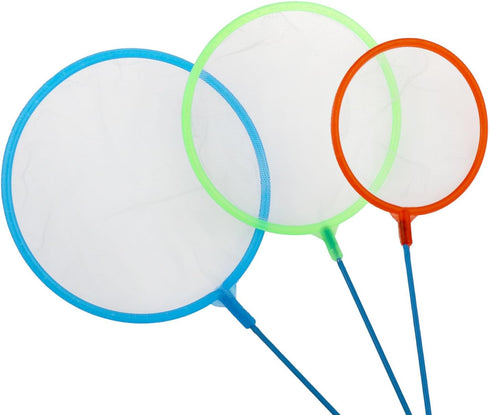 3-Piece Sets Mini Baby Bumper Shrimp Net - Aquarium Fish Net Suitable for All Fish (Random Color)