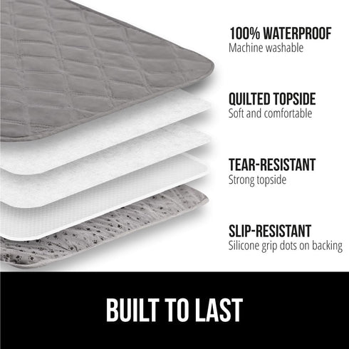 Gorilla Grip 100% Waterproof Dog Blanket, 82x102, Tear and Slip Resistant, Leakproof Couch Cushion Protector for Indoor