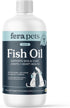 Fera Pet Organics Omega 3 Wild Caught Fish Oil for Dogs & Cats, 8 Oz, EPA & DHA Essential Fatty Acids, Vet Created