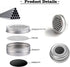 18 Pack Dog Scent Work Tins Training Kit Nose Work Magnetic Dots Scent Work Containers for Dogs Training Metal Box Smell Aluminum Cans with Lids (18pack)
