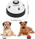 SlowTon Dog Doorbells, 2 Pack Metal Bell Dog Training with Non Skid Rubber Bottoms for Potty Training, White
