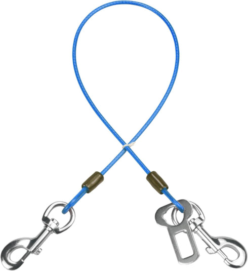 Dog Seat Belt Harness for Car,Dog Seatbelt of Coated Wire Leash Safety