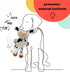 Huxley & Kent Slappies for Dogs | Buzz Bee (Small) | Squeak & Shake Dog Toy - TPR Ball Simulates Hunting