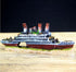 Aquarium Shipwreck Decorations, Resin Titanic Lost Wrecked Boat, Sunken Ship Ornament for Fish Tank