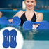 Lewtemi 2 Packs Water Exercise Discs, Hand Held Water Weight Equipment for Adults, Pool Aerobics Resistance Training