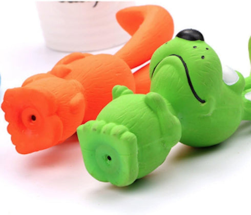 Squeaky Loud and Funny Dog Toy, Orange Mouse