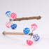 Bird Stand Perch Toy with Rotating Balls,Parakeet Stand Perch Toy for Metal Cage, Fun Toy for Parrots Cockatiels