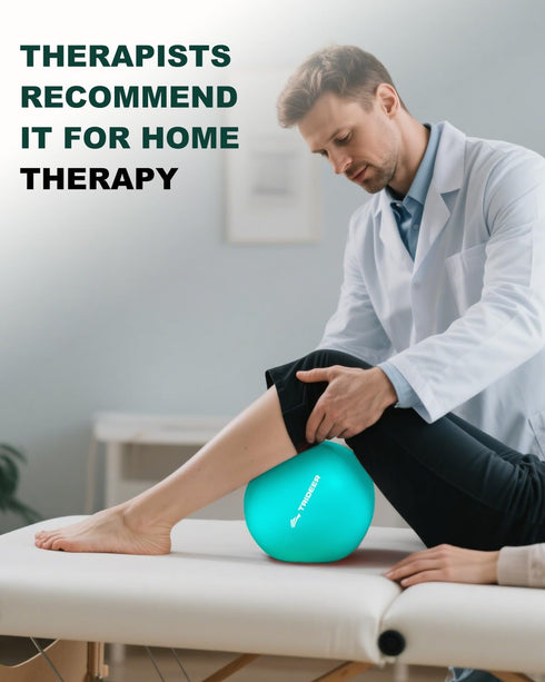 Trideer 9 Inch Pilates Ball, Small Exercise Ball with Guide for Yoga, Core Training, Physical Therapy, Stability