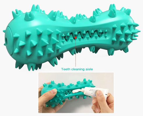 Carllg Puppy Teething Chew Toys - Indestructible Tough Dog Toothbrush Toys for All Breeds