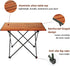 ROCK CLOUD Portable Camping Table, Ultralight Aluminum Folding Beach Table for Camping, Hiking, Outdoor Picnic (Size M)