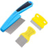 Fine Tooth Pet Comb - 3 Pack Tear Stain Remover for Dogs & Cats, Removes Fleas, Ticks, Dandruff, Tangles