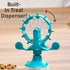 Windmill Treat Dispenser for Cats with Suction Cup
