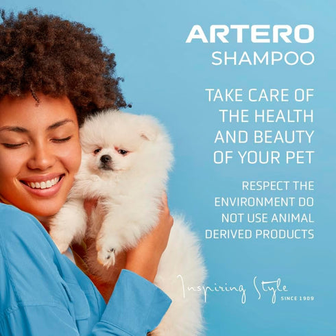 Artero Scarlet. Natural Colour Enhancing Shampoo for Dogs with Red, Brown and Chocolate Coats Long-Lasting Shine, Deep