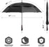 Repel Windproof Travel Umbrella for Rain - Easy Auto Open Close, Compact with Strong Fiberglass Frame