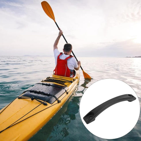 OUKENS Kayak Side Handle, Nylon Black Marine Paddle Holder Mount Replacement for Kayak Canoe Boat