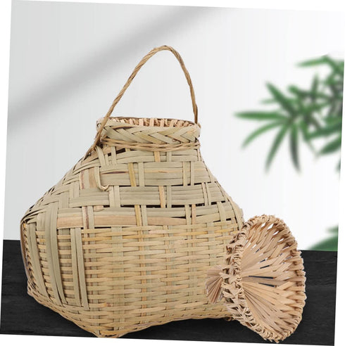 Durable Woven Shrimp Basket for Fishing and Camping
