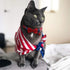 BoomBone American Flag Cat Collar Bowtie with Breakaway and Bell