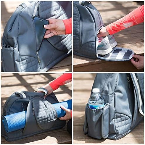 JFIT Yoga Tote Bag - Multi-Purpose Yoga Mat, Gym, Travel Bag - 6 Options Available