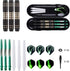 Soft Tip Darts Set 18/20 Grams, Professional Plastic Tip Darts with Brass Barrel, Aluminum Shafts, 50 Rubber O-Rings