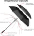 Repel Windproof Travel Umbrella for Rain - Easy Auto Open Close, Compact with Strong Fiberglass Frame