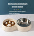 Tineer Double Pet Dog Slow Feeder Bowl, Stainless Steel Anti-Choke Puppy Food and Water Feeder (Pink) for Dogs Cats