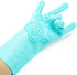 Pet Grooming Magic Gloves - Dog Cat Bathing Shampoo Brush - Silicone Hair Removal Gloves for Bathing and Messaging,