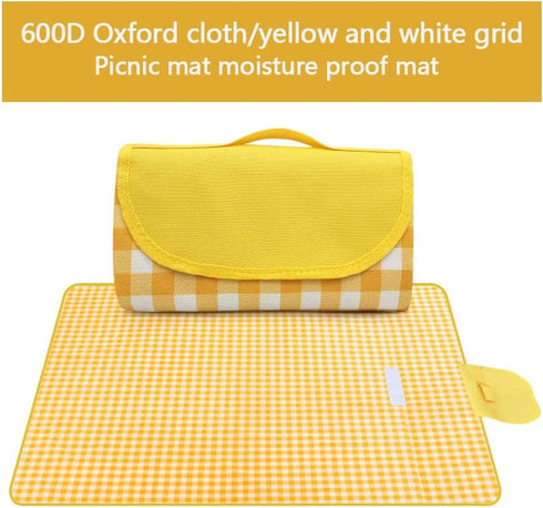 79" 79" Picnic Blanket Foldable Waterproof Sand Mat Extra Large Camping Blanket Play Mat x for Travel,Hiking,Music