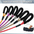 MayPaw Heavy Duty Rope Dog Leash, 3/4/5/6/7/8/10/12/15 FT Nylon Leash with Soft Padded Handle for Dogs