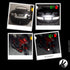 VFLUO Reflective Sticker Sheet for Bike, Motorcycle, Scooter, Helmets, Stroller - Multi-use DIY Adhesive Board