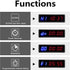 Count LED Interval Timer Down/Up Clock Stopwatch with Remote for Home Gym Fitness