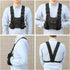 Multi-Pocket Chest Rig Bag, Utility Vest Chest Bag for Men, Hands-Free Radio Front Pack for Hiking