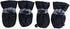 GabeFish Anti Slip Dog Socks Shoes Adjustable Drawstring Boot Paw Protectors for Small Medium Pets Cats (Black X-Large)