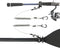 PS1 Heavy Duty Kayak Paddle Leash, Retractable Fishing Rod Tether with 5.9" Belt, 2 Pack