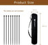 Dog Playpen Stakes Storage Bag, Dog Pen Fence Poles Organizer Bag with Carrying Strap, Suitable for All Dog Pens (32 Inches)…