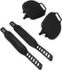 (1/2in Exercise Pedals, Anti Slip Strip Pattern for Stationary Bikes - Portable with Adjustable Strap Thread)