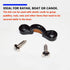 Kayak Pad Eye Kit, 10pcs Tie Down Loops Deck Rigging with Nylon Padeye & Stainless Steel Screws for Canoe & Kayaking