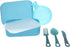 ust PackWare Mess Kit, BPA Free Construction with Eating Utensils for Hiking, Camping, Backpacking, Travel, Orange, One