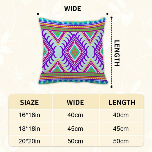 PIULlRAO Set 2 Summer 18x18 of Pillow Covers Bed Cotton Pillows Covers Farmhouse Fun Soft Cute Pillow Cover Tribal