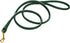 OOPSDOGGY 6ft Reflective Rolled Leather Dog Leash - Soft Lead for Small Medium Large Dogs, Heavy Duty Rope (Green,