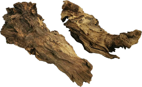 kathson Large Natural Aquarium Driftwood, Sinkable Wood Decor for Fish Tank, Terrarium Ornament (12"-17")