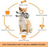 Rope Dog Toys for Small Dogs, Tug of War Toys, Squeaky Toys to Keep Them Busy, Interactive for Aggressive Chewers