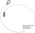 Stainless Steel Wire Saw, Survival Emergency Tool for Outdoor Camping, Bushcraft Gear for Cutting