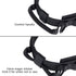 Xqpetlihai Adjustable Tactical Dog Collar, Military Nylon Dog Collar with Control Handle and Heavy Duty Metal Buckle