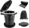 imodomio Retractable Portable Toilet Camping Toilet - Adjustable Height Camp Toilet Portable